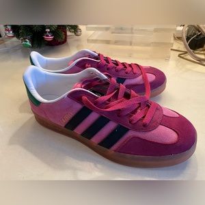 Gucci x Adidas pink gazelle